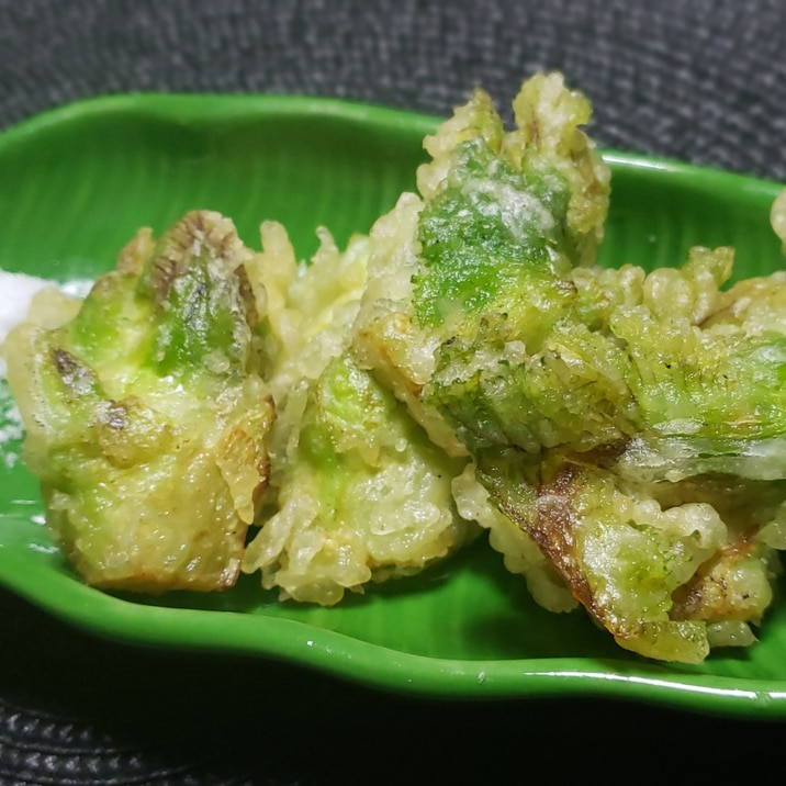 シンプルにつぼみ菜の天ぷら レシピ 作り方 By ニゲラ 楽天レシピ